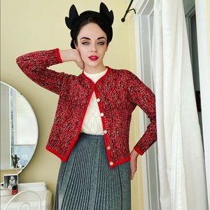 Late 50s Botany Wool Cardigan sweater